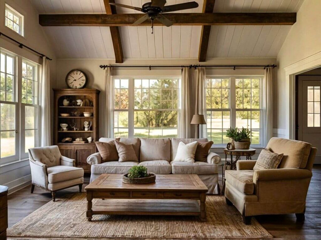 farmhouse living room