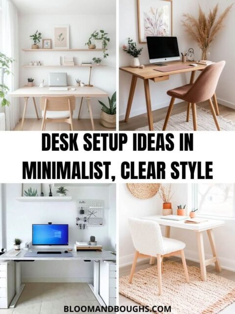 Top 4 Desk Setup Ideas for Your Home Office | Bloom and Boughs